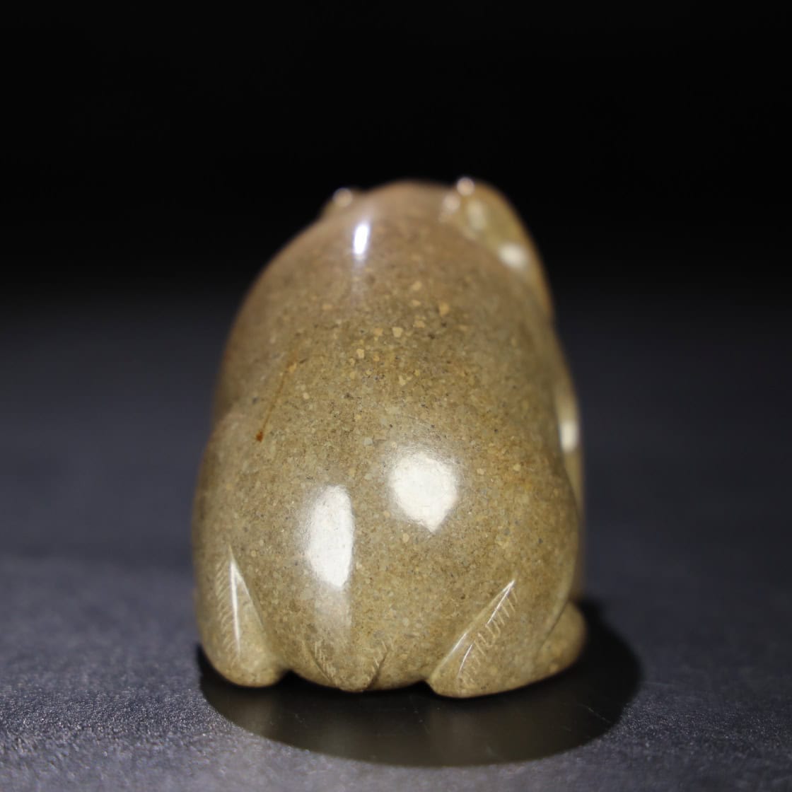 Chinese Natural Jade Carved Bear