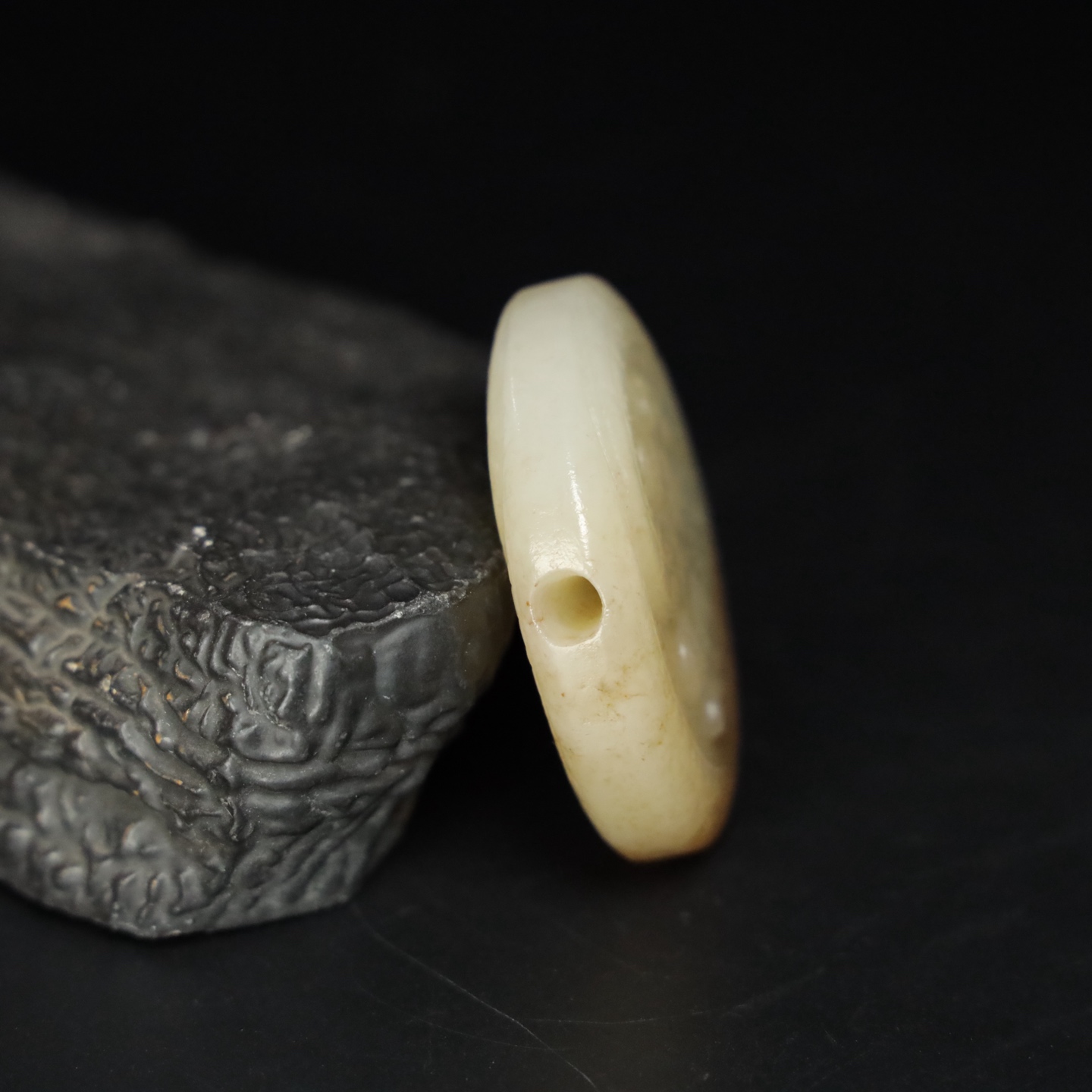 Chinese Natural Jade Carved Pendant
