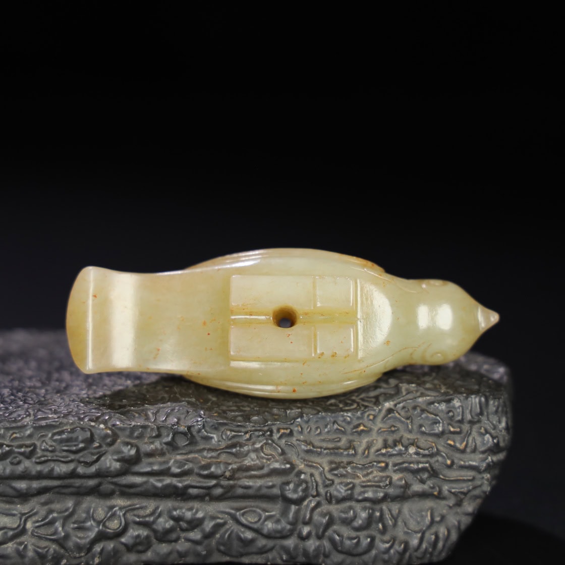 Chinese Natural Jade Carved bird