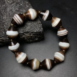 Chinese Natural Jade Carved Bracelet
