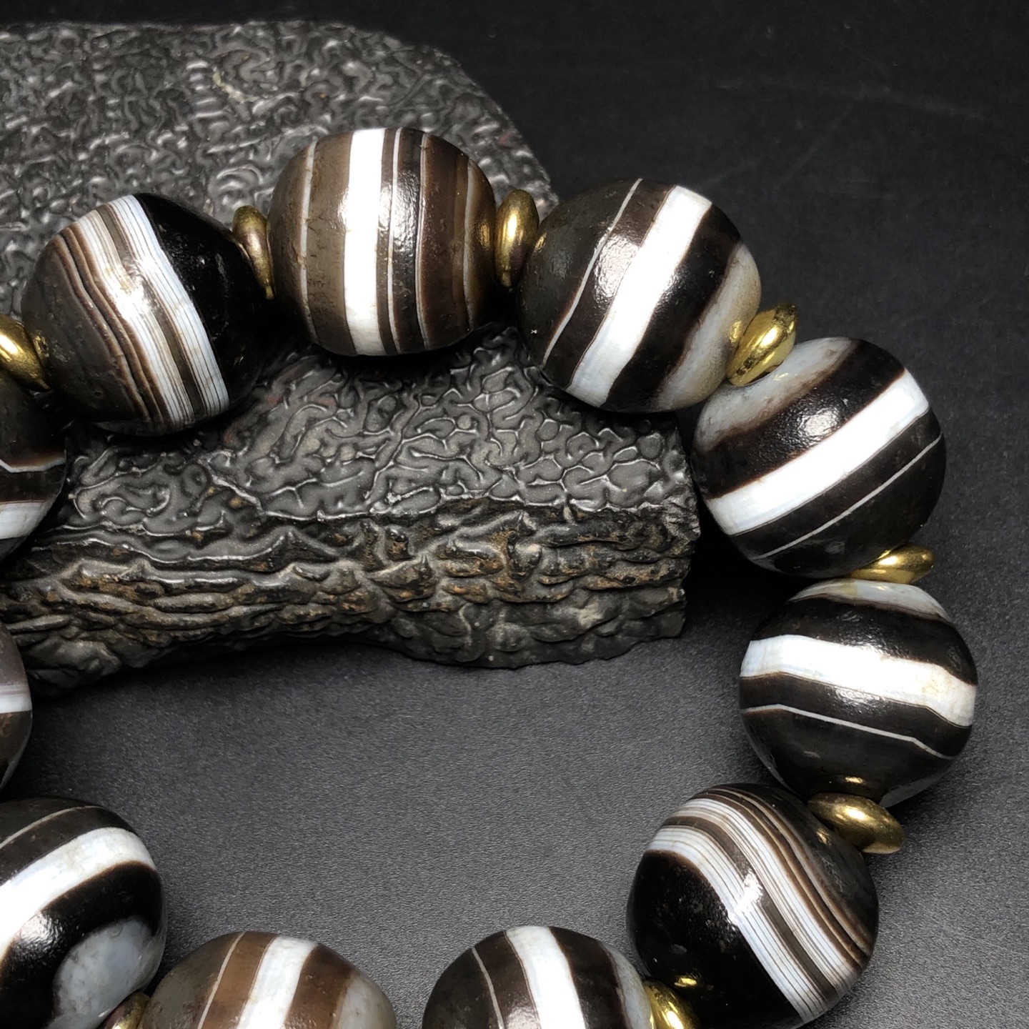 Chinese Natural Jade Carved Bracelet