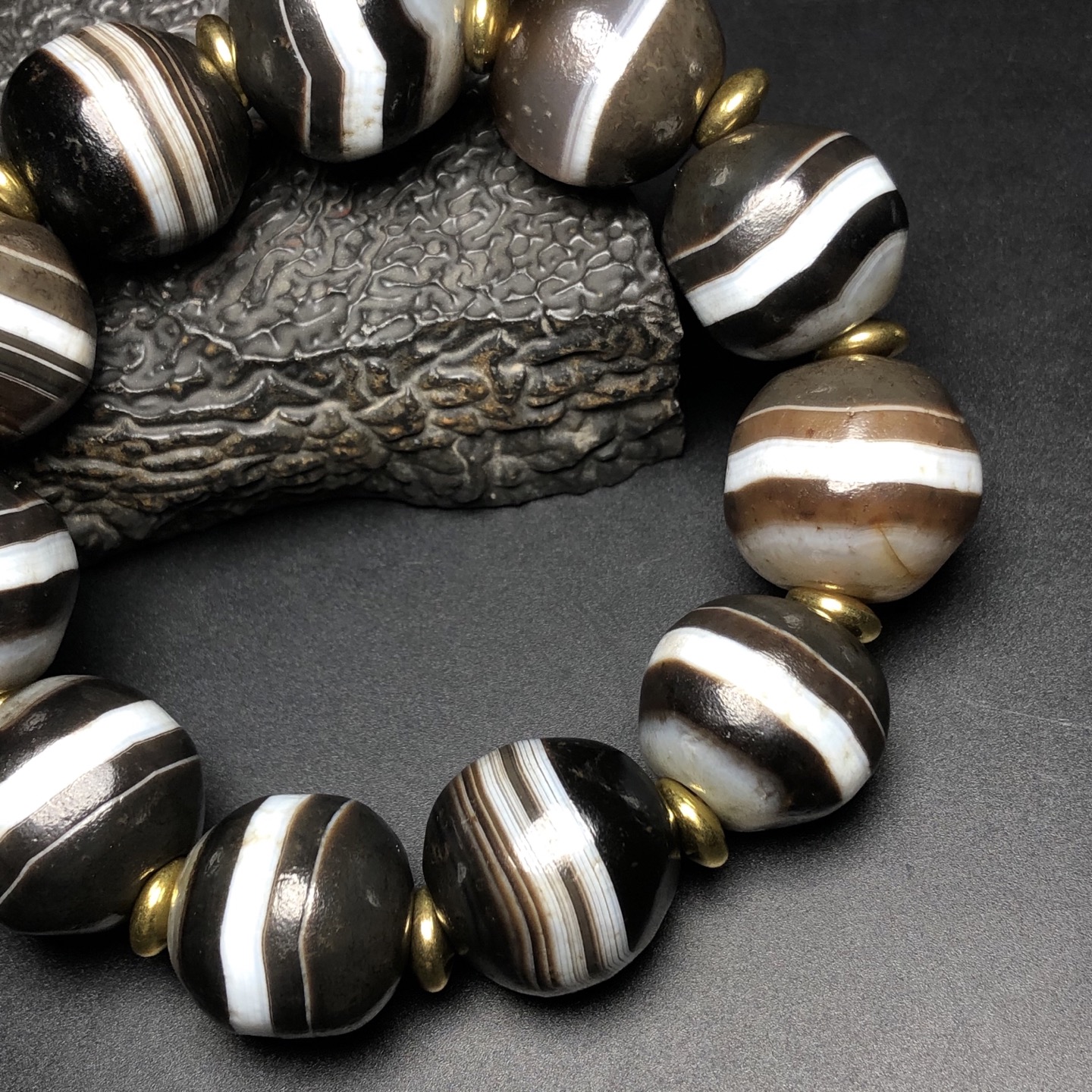 Chinese Natural Jade Carved Bracelet