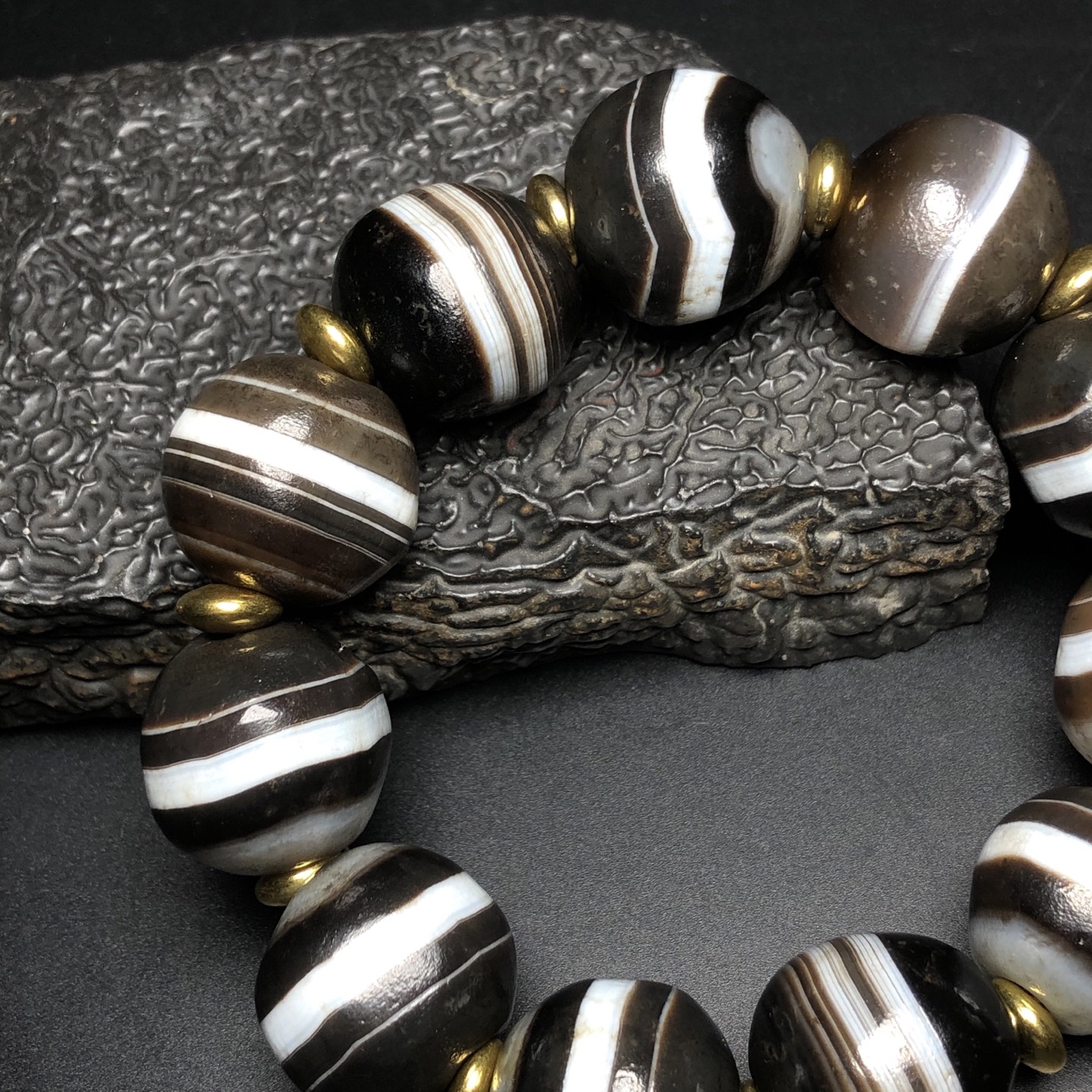 Chinese Natural Jade Carved Bracelet