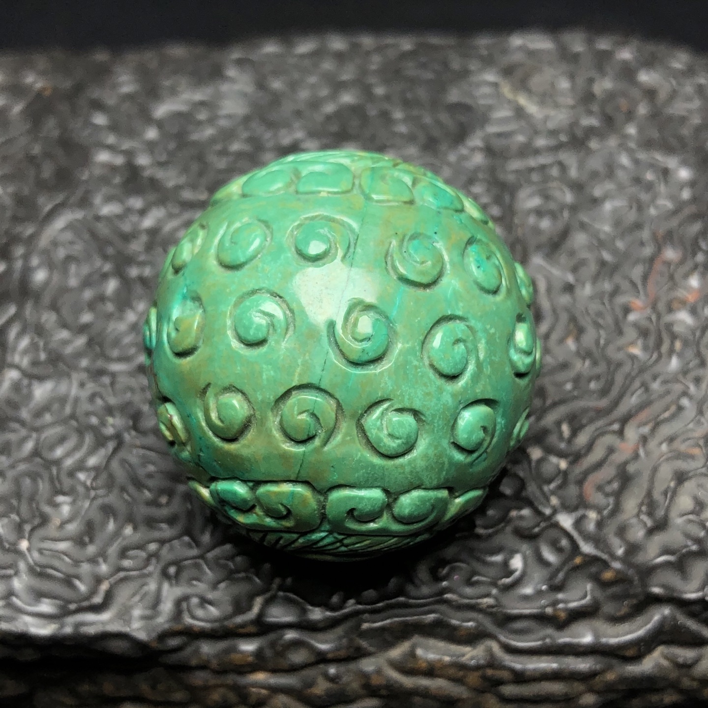 Chinese Natural Jade Carved beads