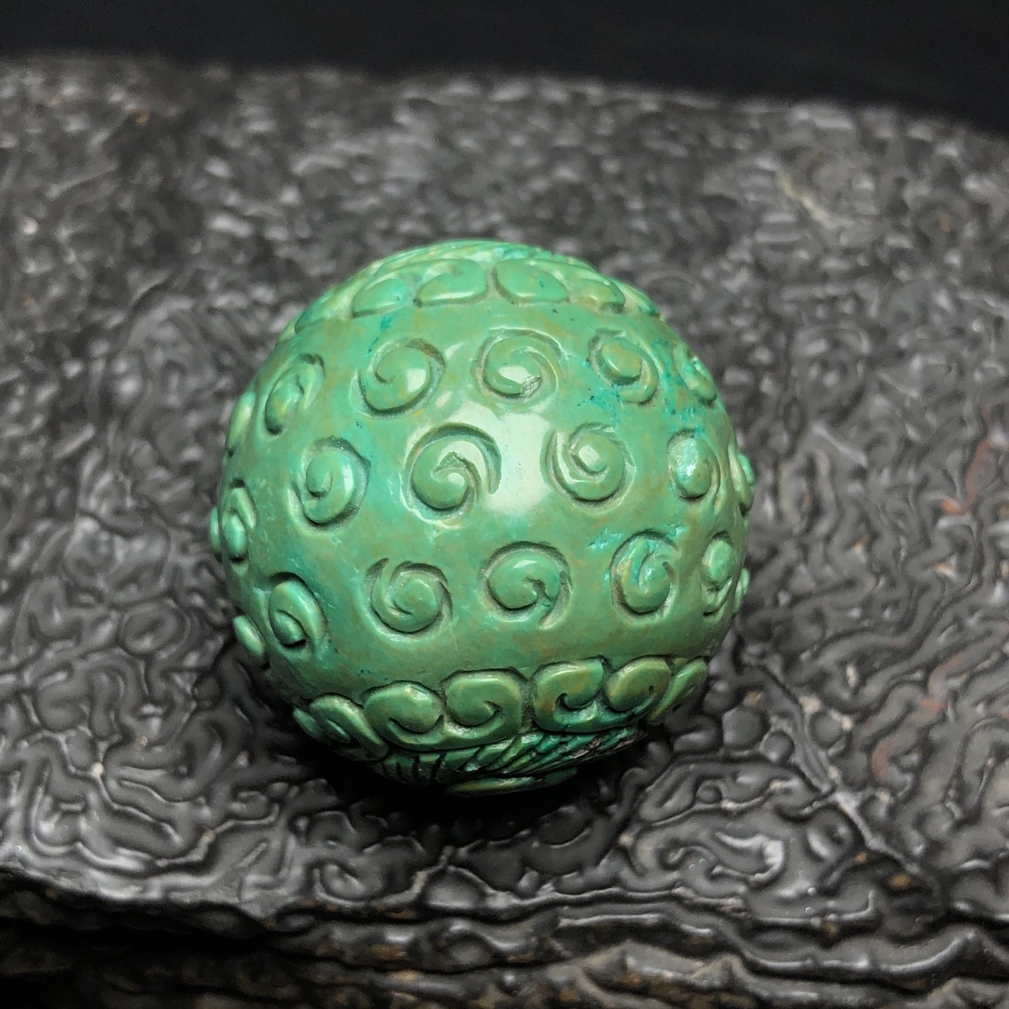 Chinese Natural Jade Carved beads