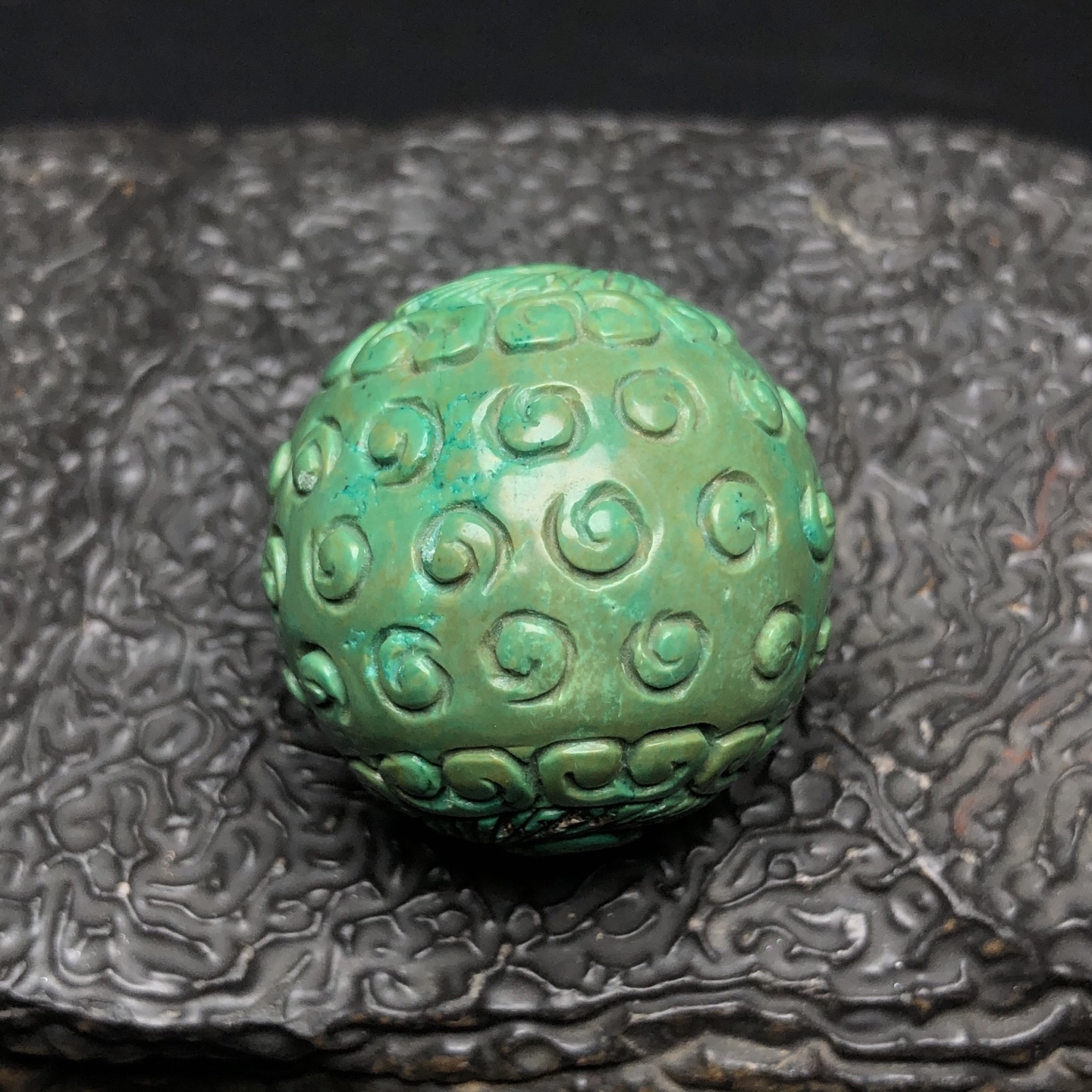 Chinese Natural Jade Carved beads