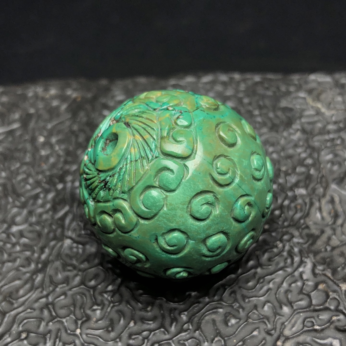 Chinese Natural Jade Carved beads