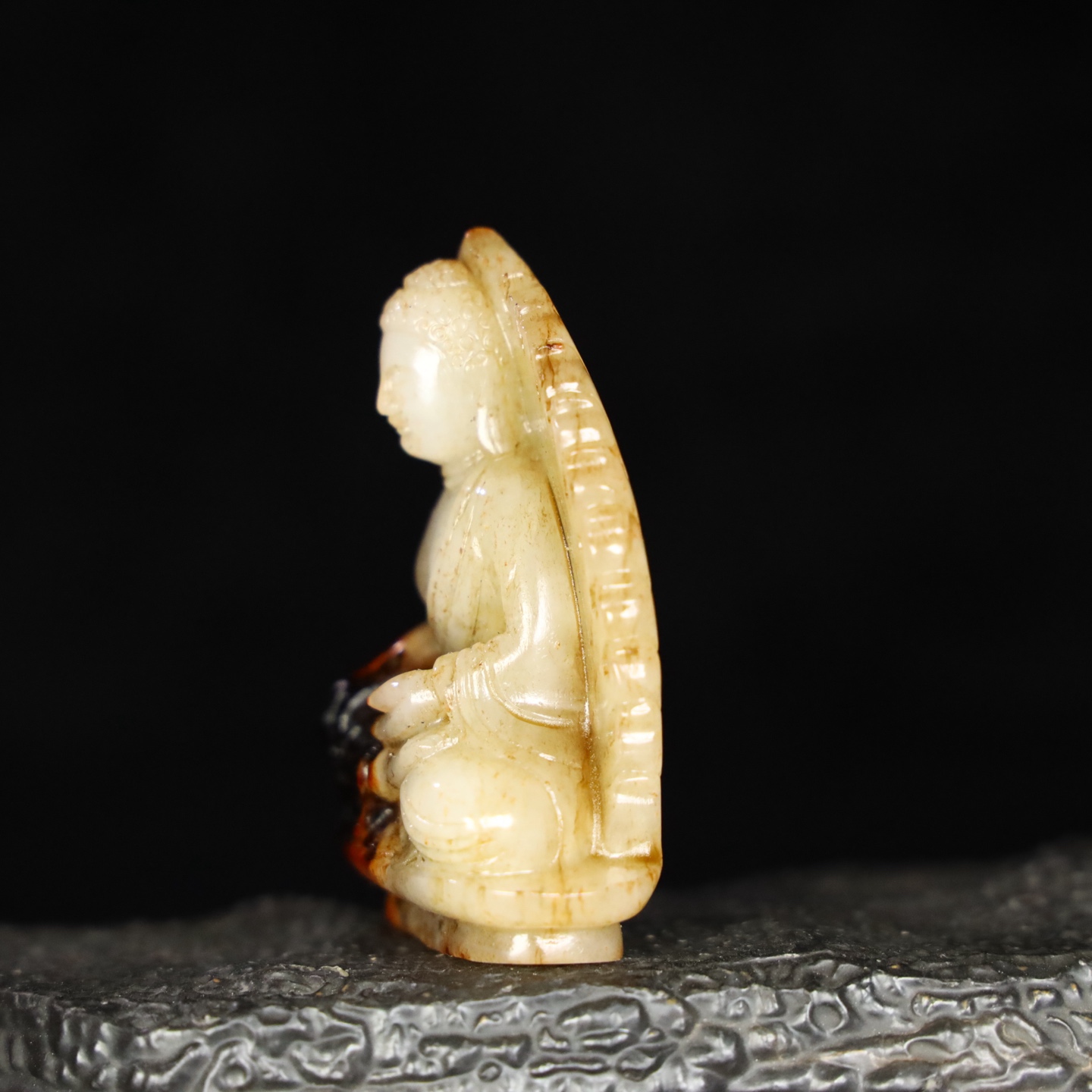 Chinese Natural Jade Carved Buddha