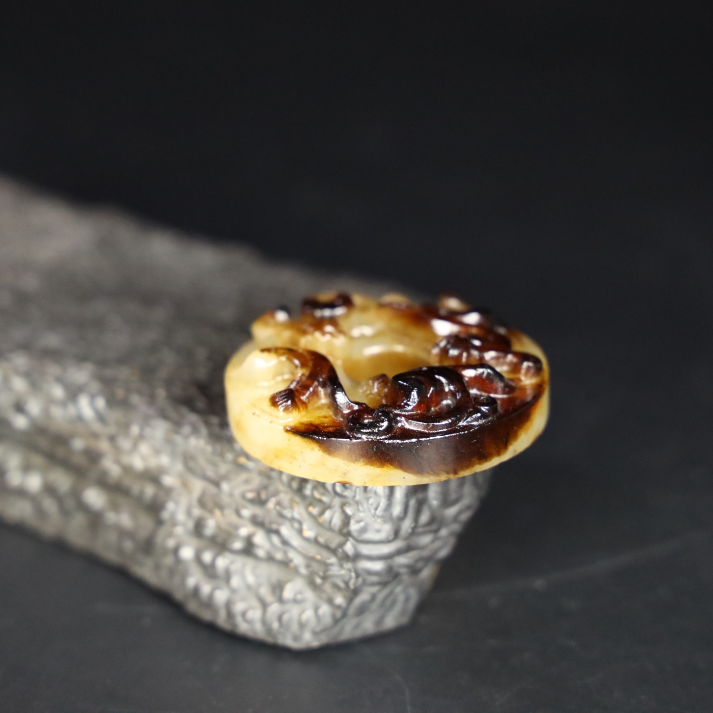 Chinese Natural Jade Carved Pendant