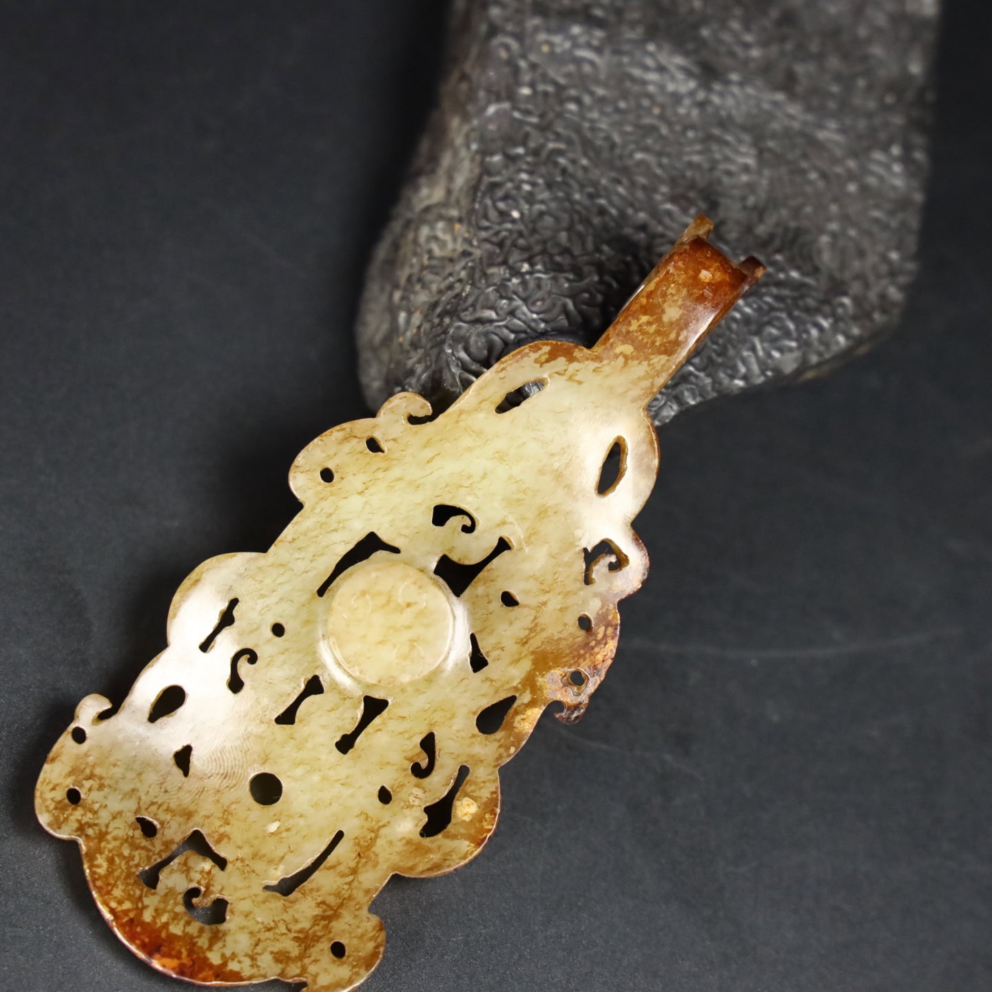 Chinese Natural Jade Carved hooks