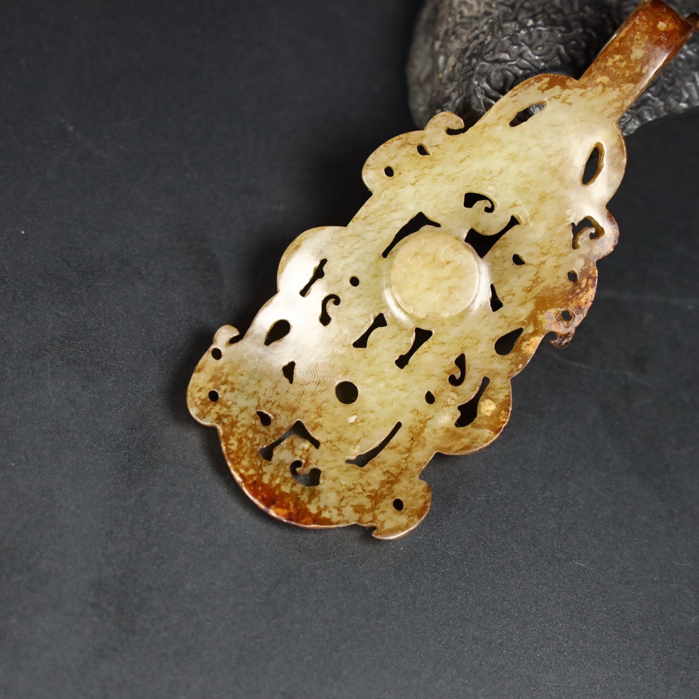 Chinese Natural Jade Carved hooks