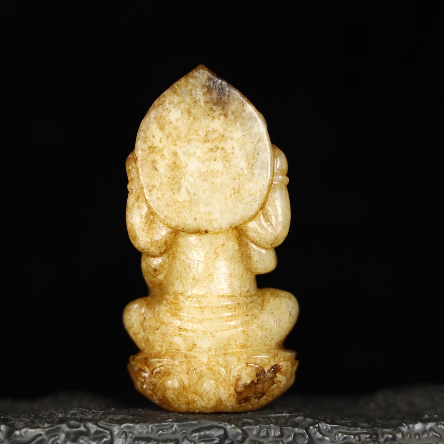 Chinese Natural Jade Carved Ganesha