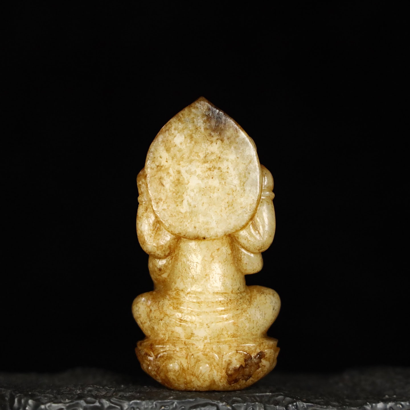 Chinese Natural Jade Carved Ganesha