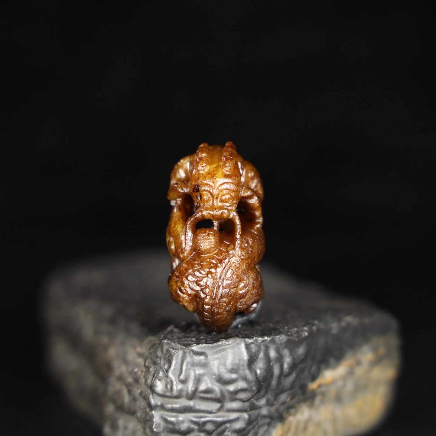 Chinese Natural Jade Carved Pendant