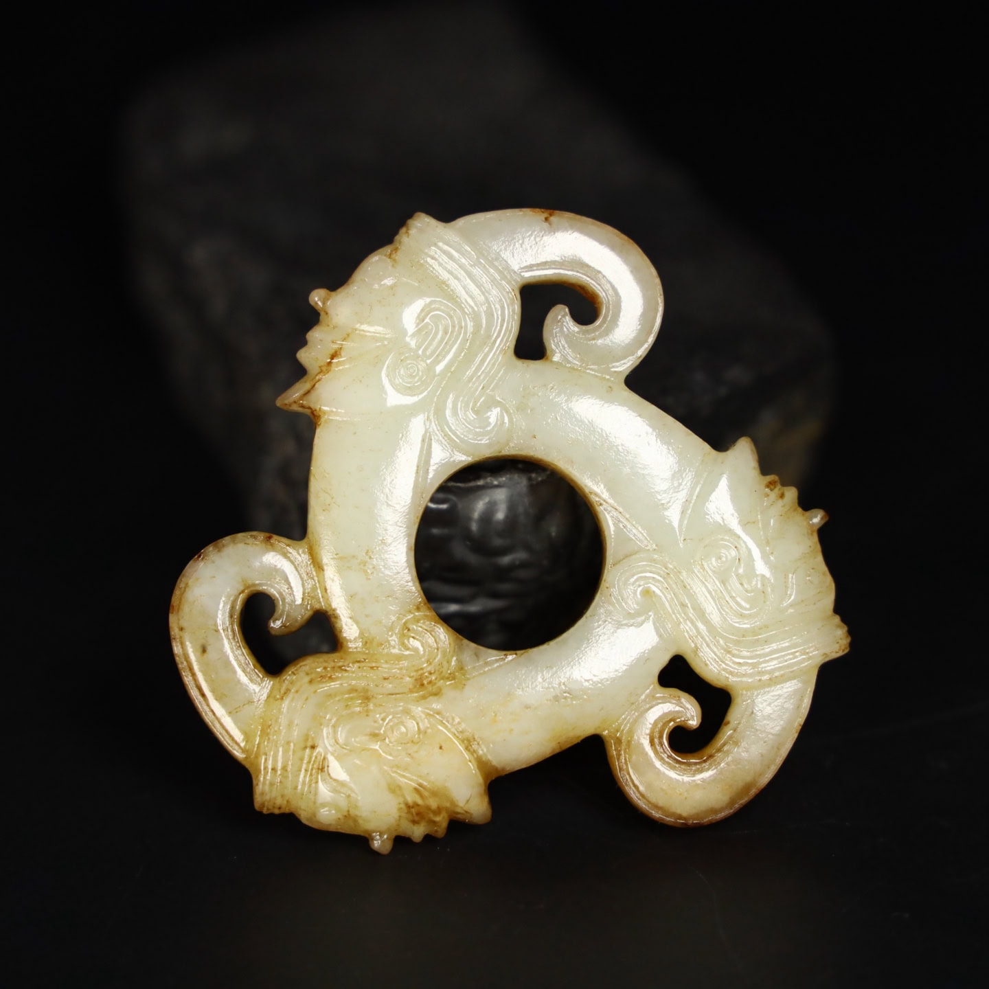 Chinese Natural Jade Carved Ornaments
