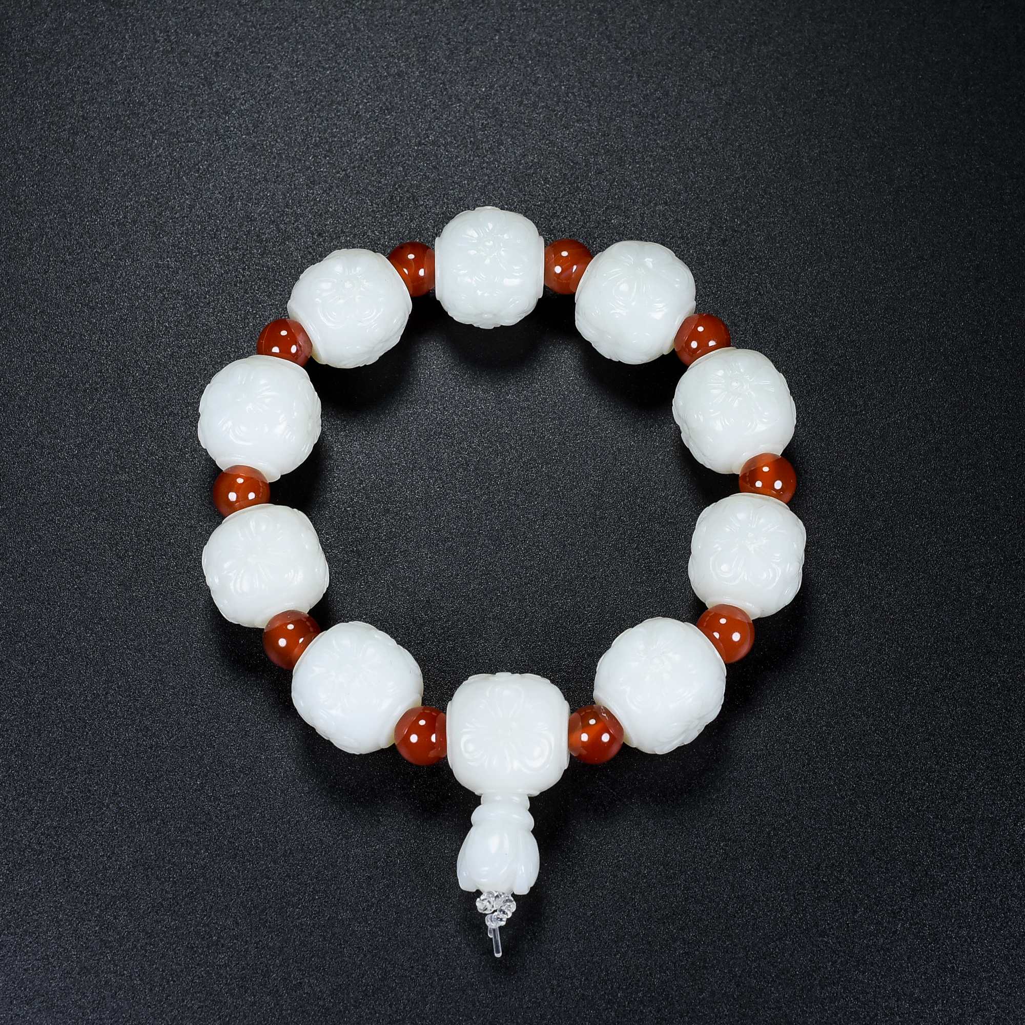 Chinese Natural Jade Carved bracelets