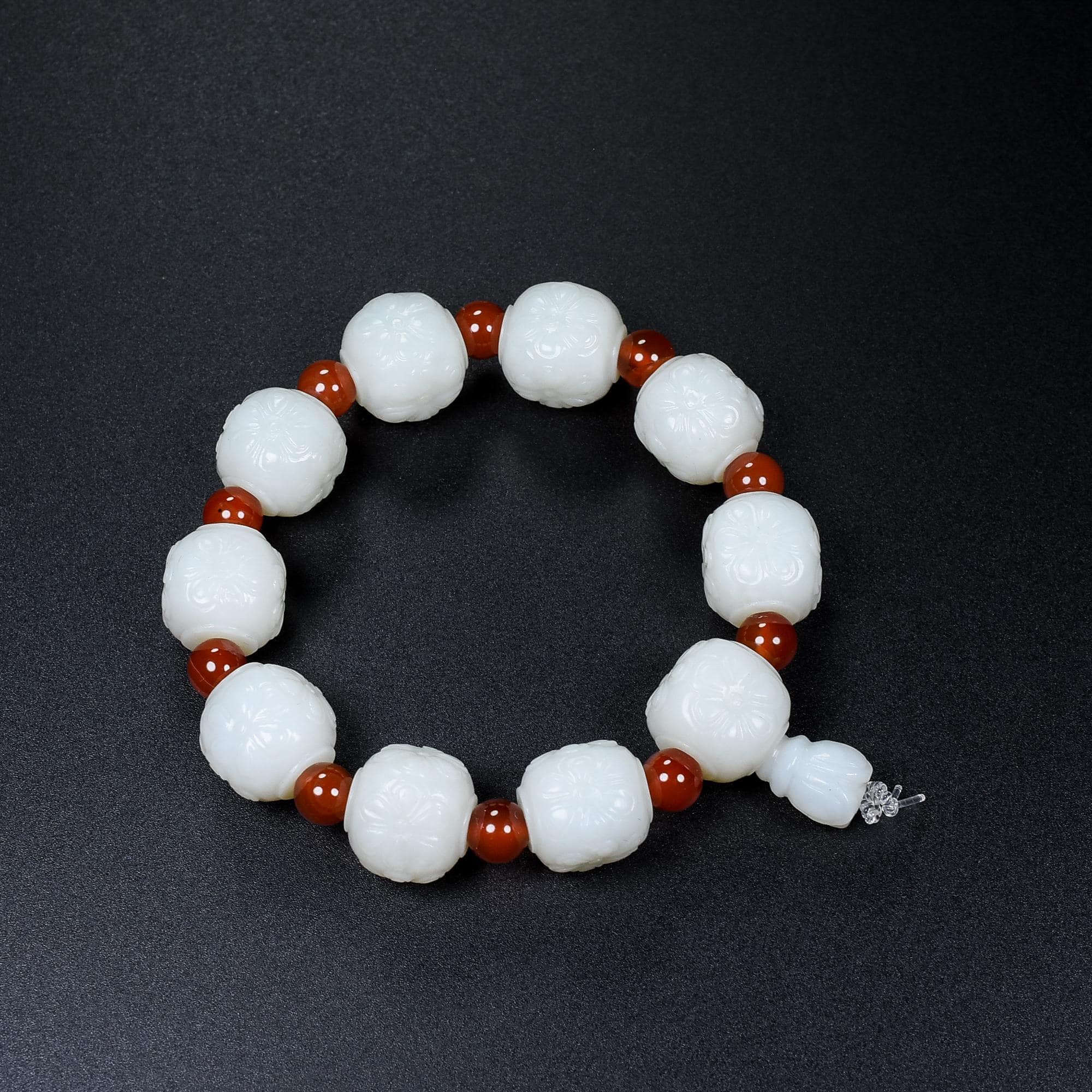 Chinese Natural Jade Carved bracelets