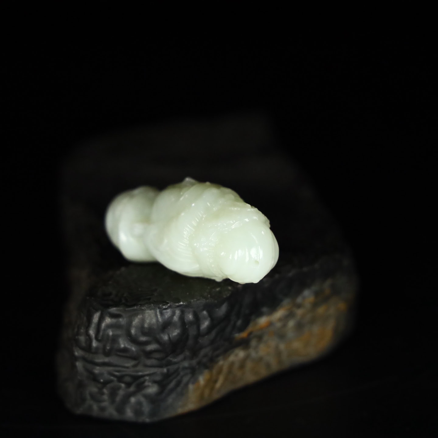 Chinese Natural Jade Carved Buddha head
