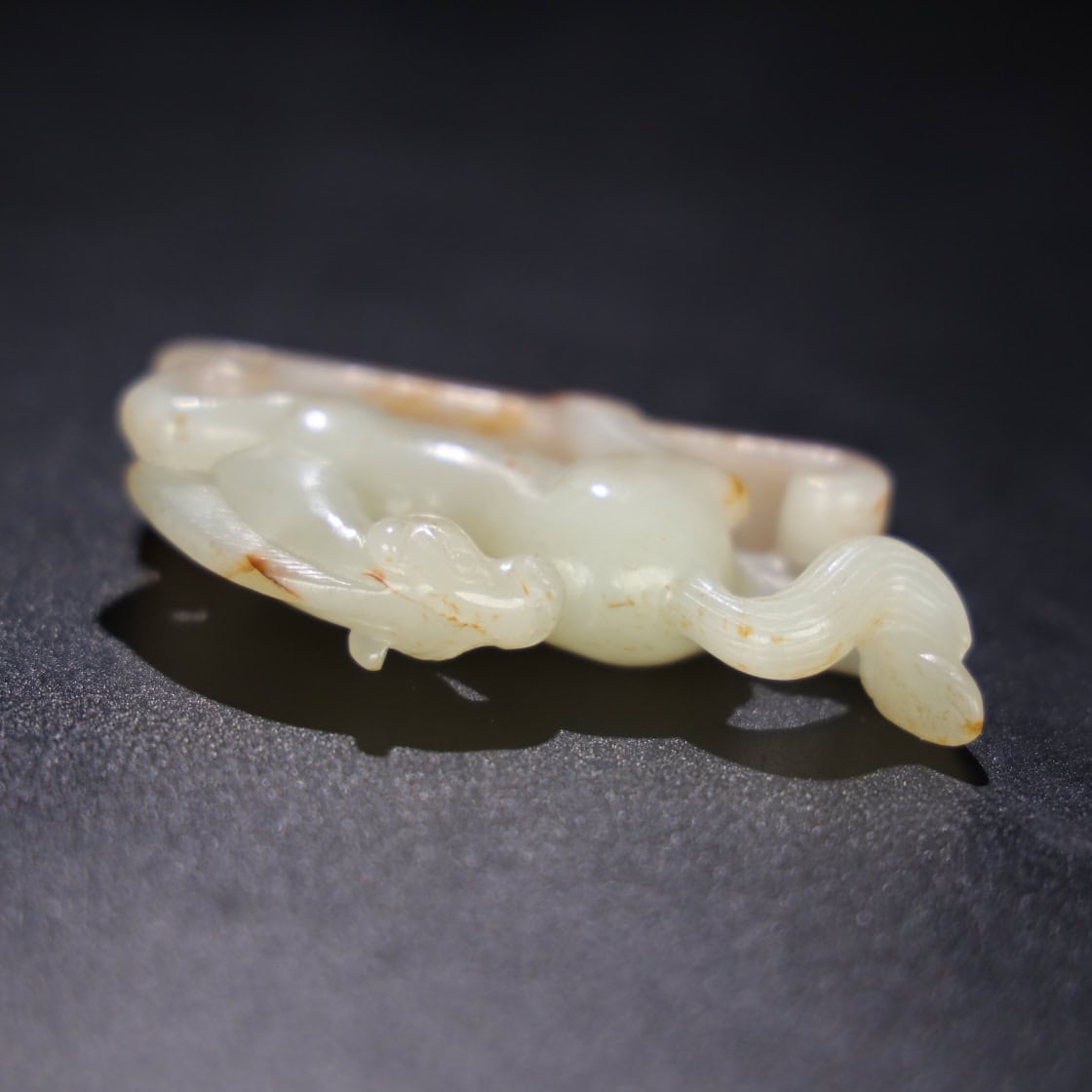 Chinese Natural Jade Carved horses