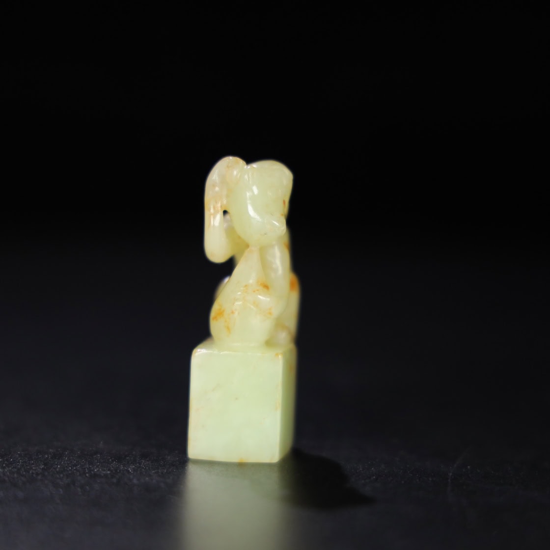 Chinese Natural Jade Carved Monkey
