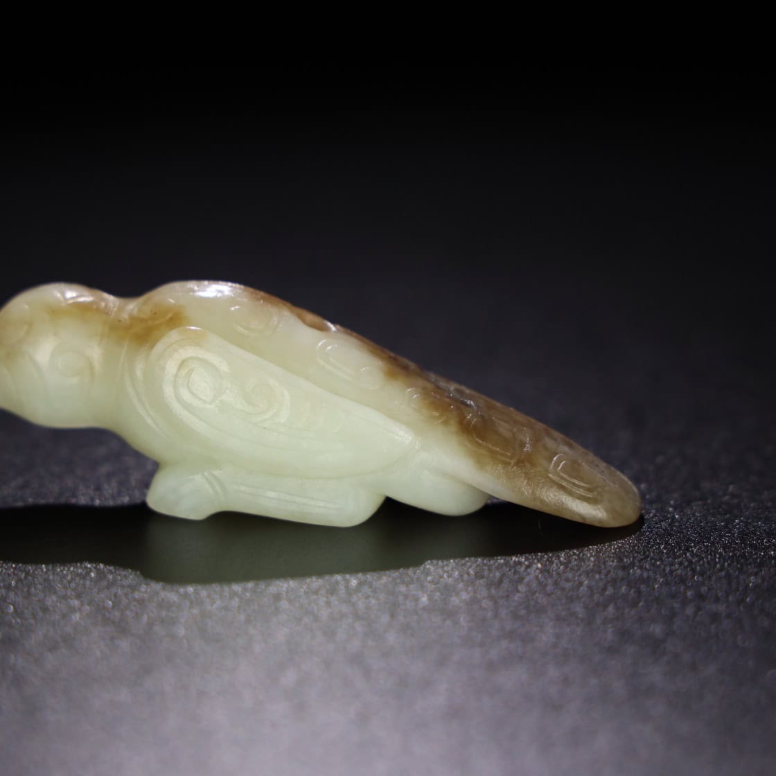 Chinese Natural Jade Carved bird