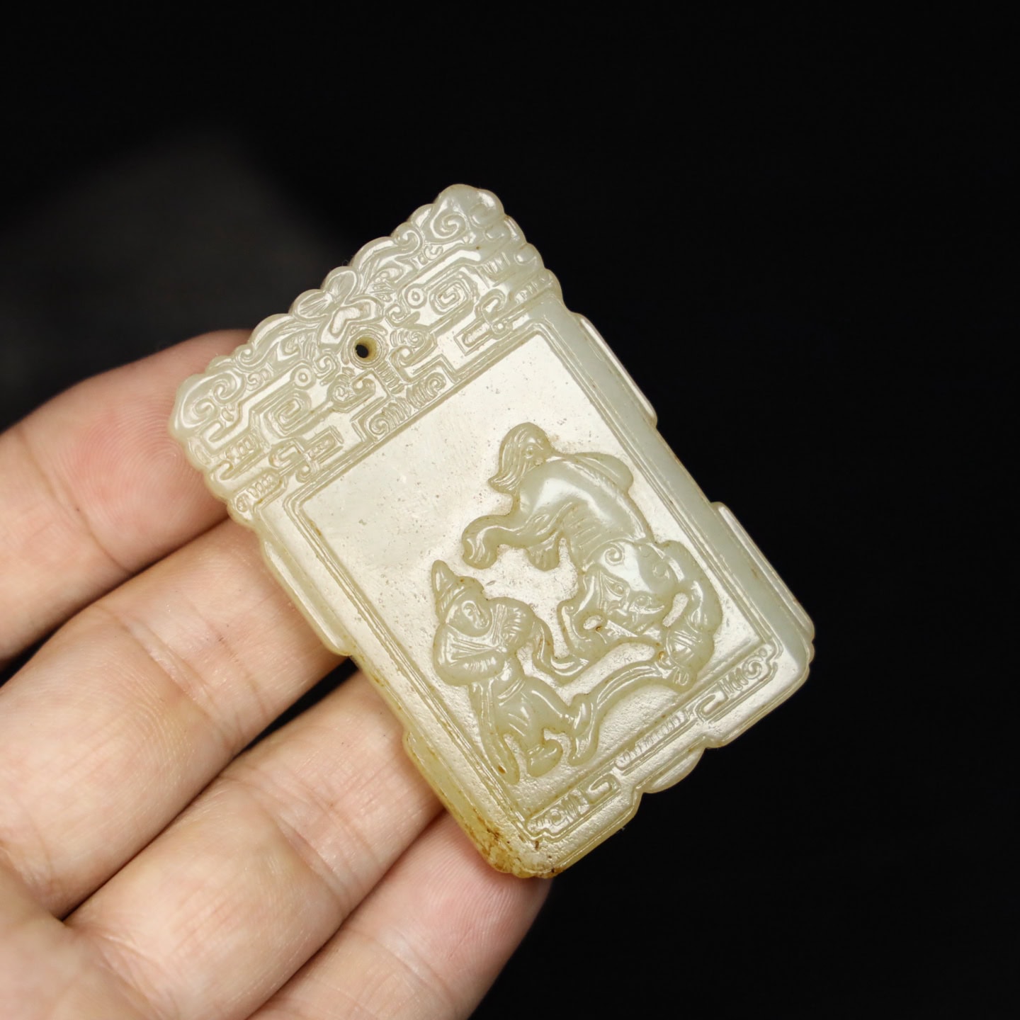 Chinese Natural Jade Carved brand