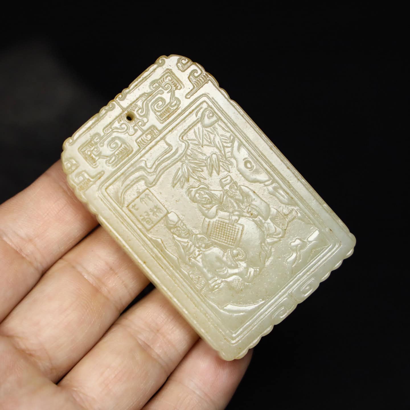 Chinese Natural Jade Carved brand