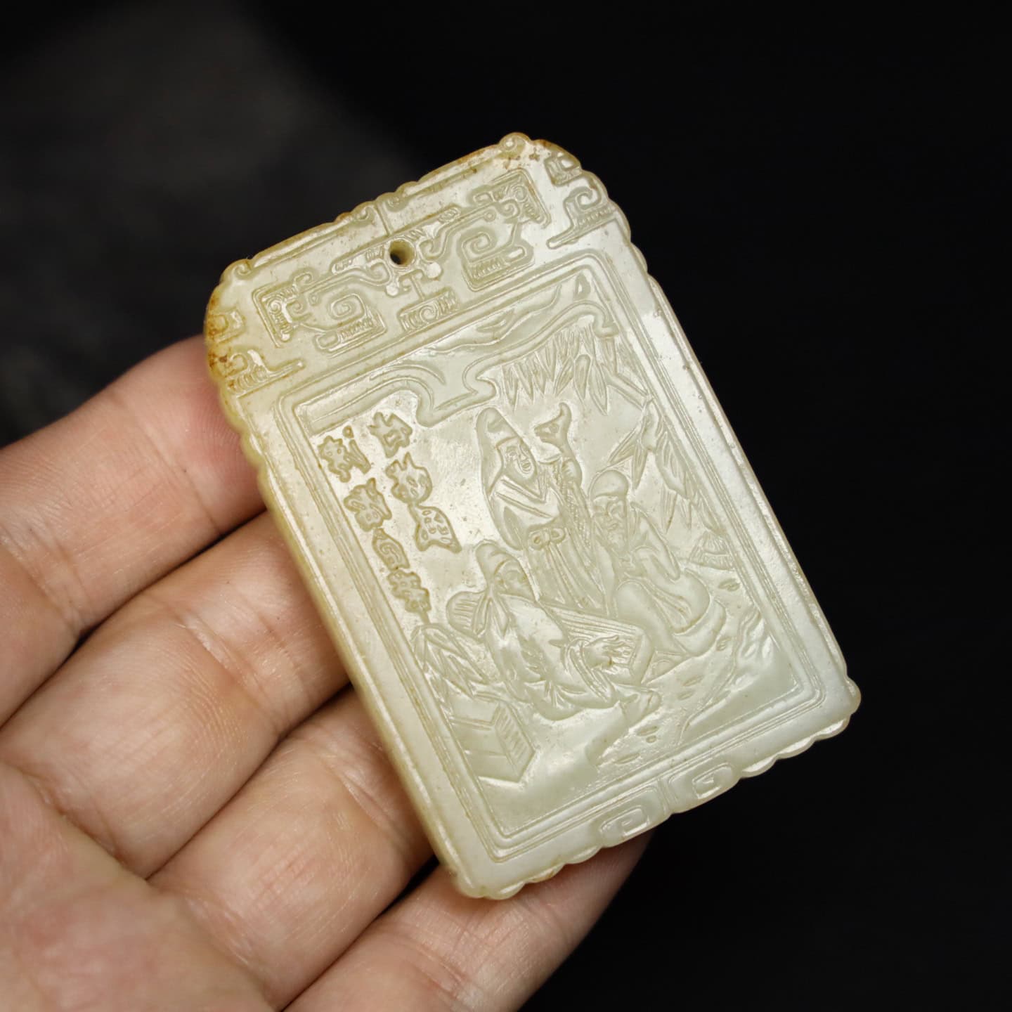 Chinese Natural Jade Carved brand