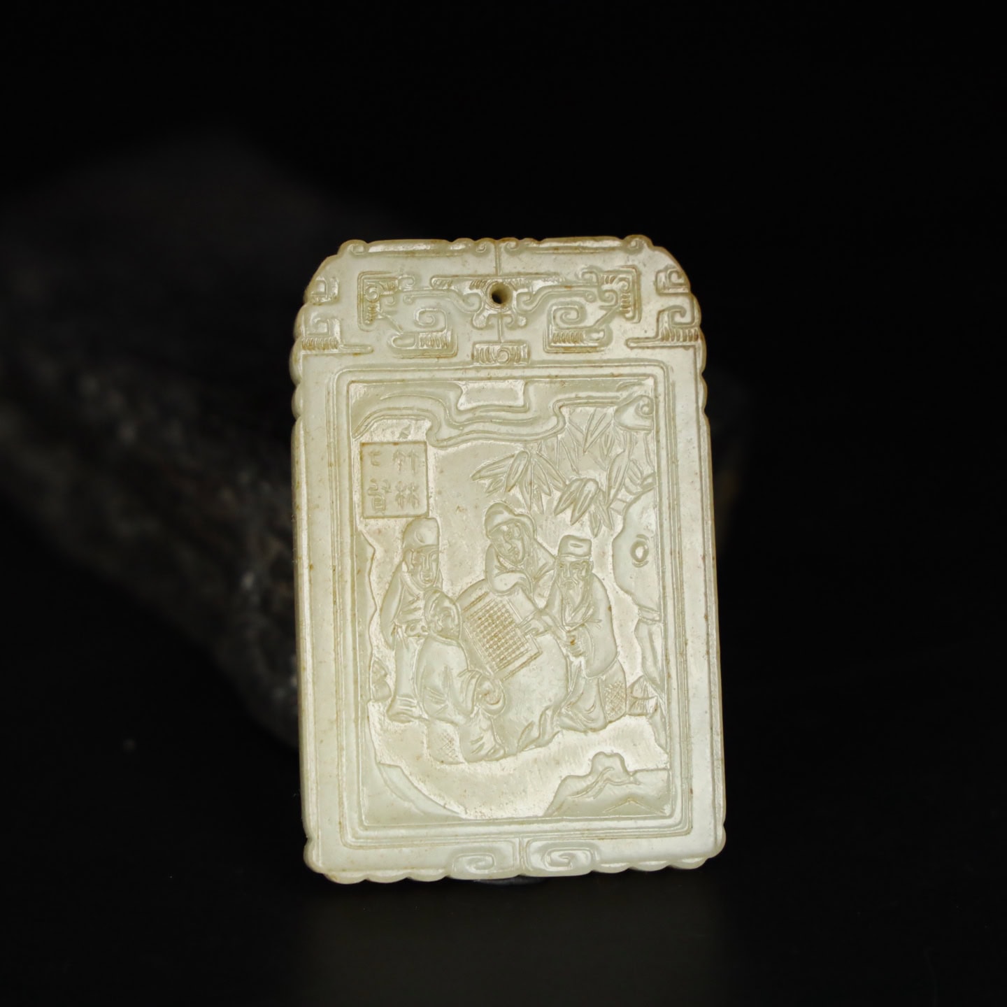 Chinese Natural Jade Carved brand