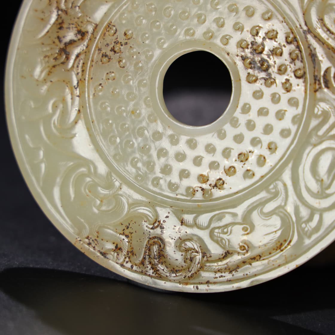 Chinese Natural Jade Carved Pendant