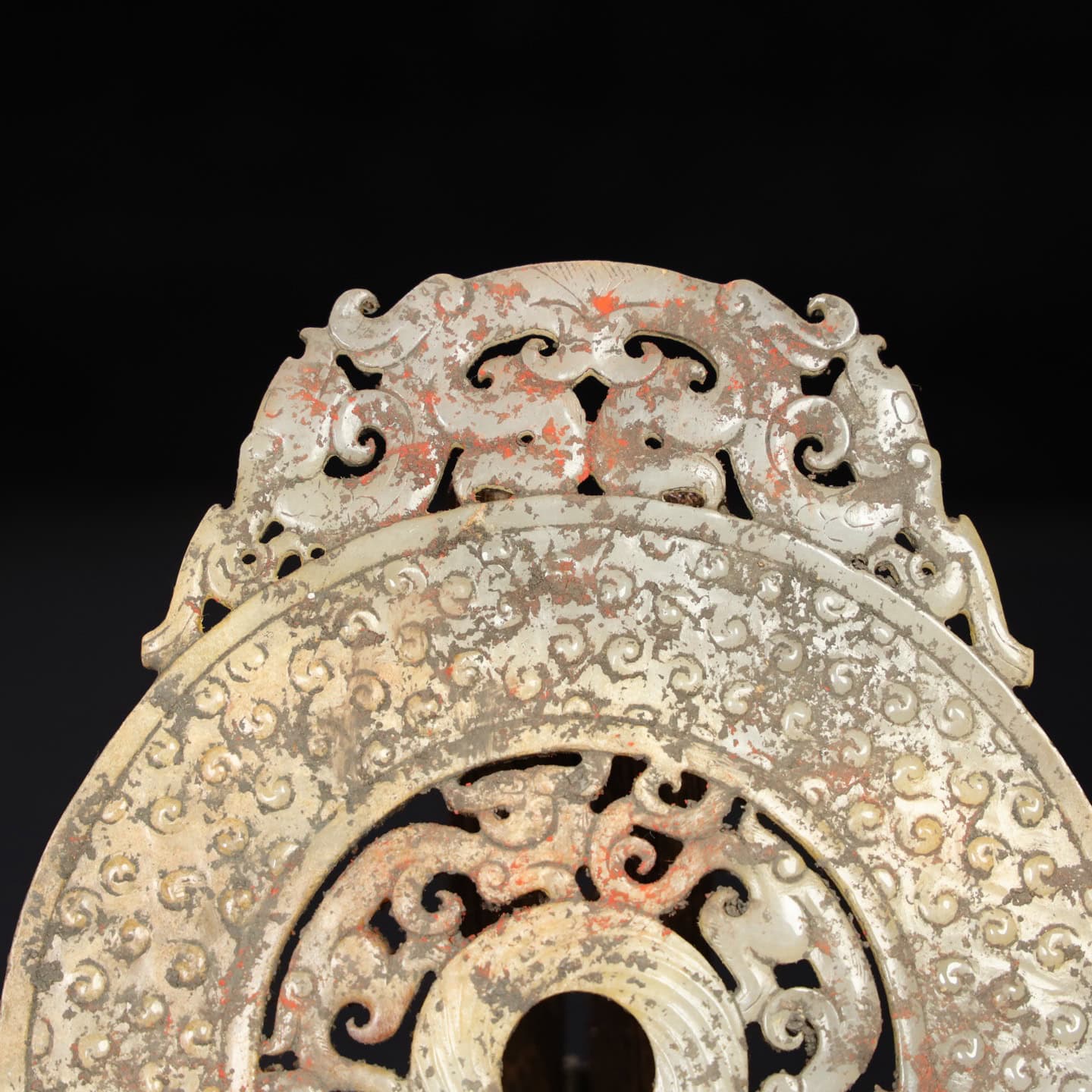 Chinese Natural Jade Carved Pendant