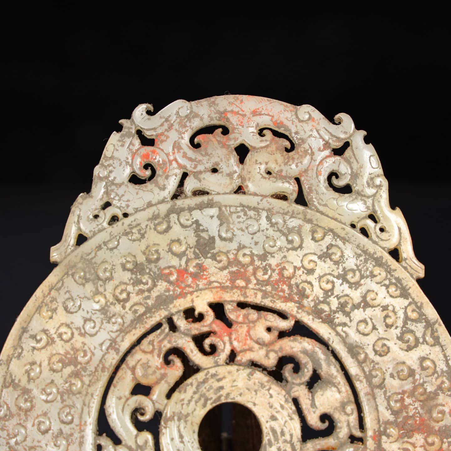 Chinese Natural Jade Carved Pendant