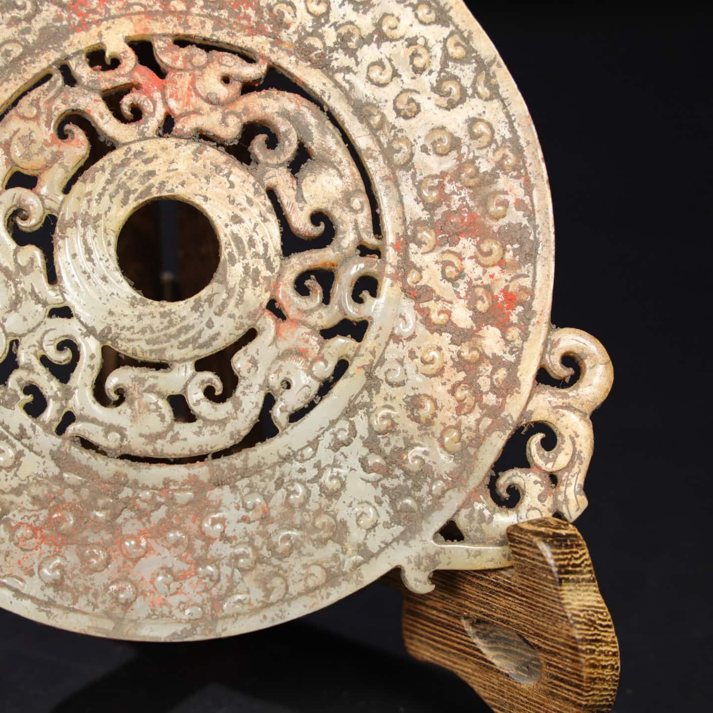 Chinese Natural Jade Carved Pendant