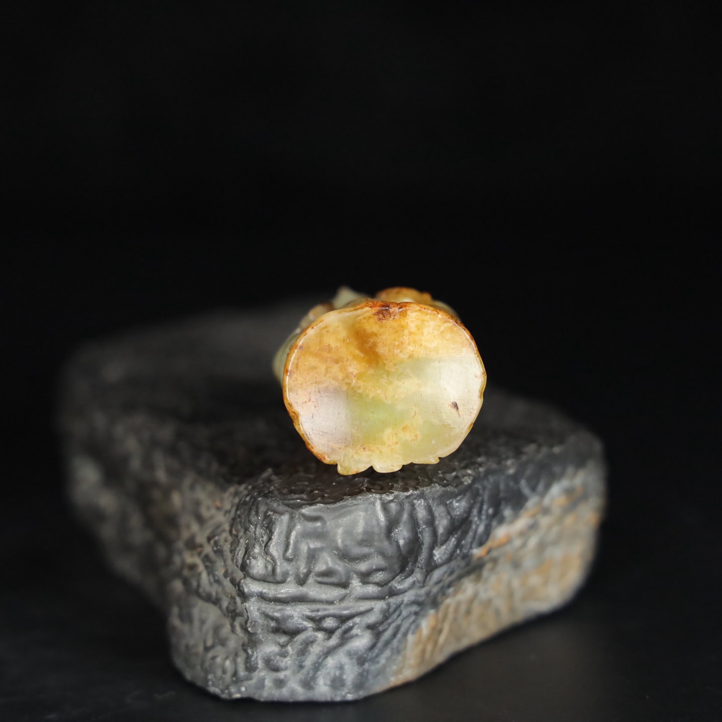 Chinese Natural Jade Carved Garuda