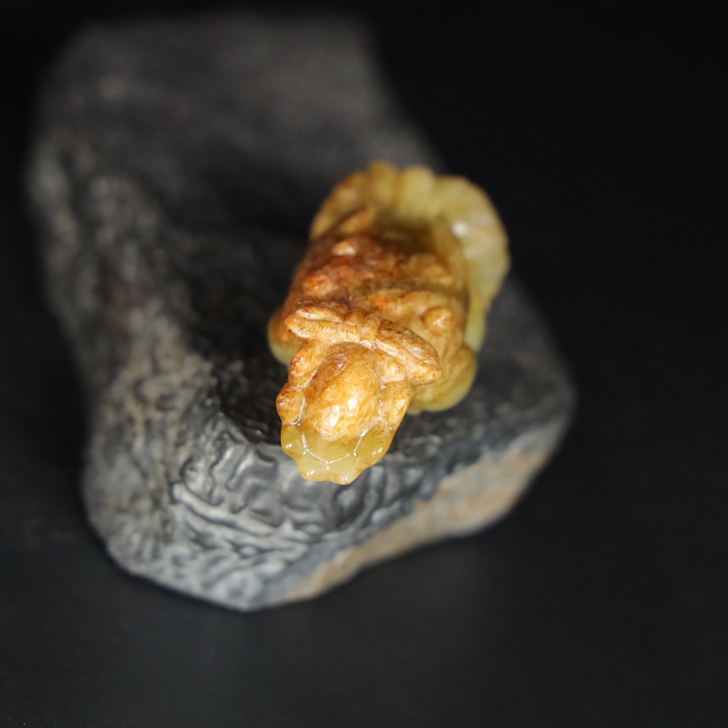 Chinese Natural Jade Carved Garuda