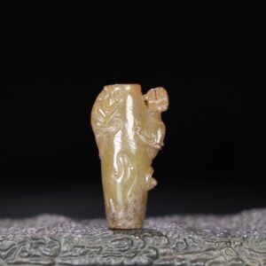 Chinese Natural Jade Carved Ornament