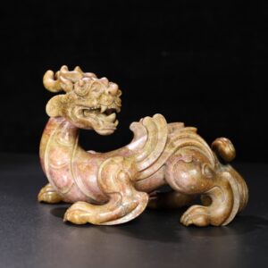 Chinese Natural Jade Carved animal ornaments