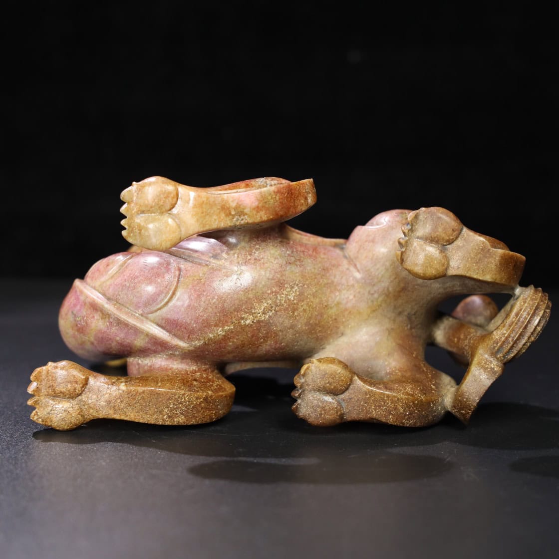 Chinese Natural Jade Carved animal ornaments