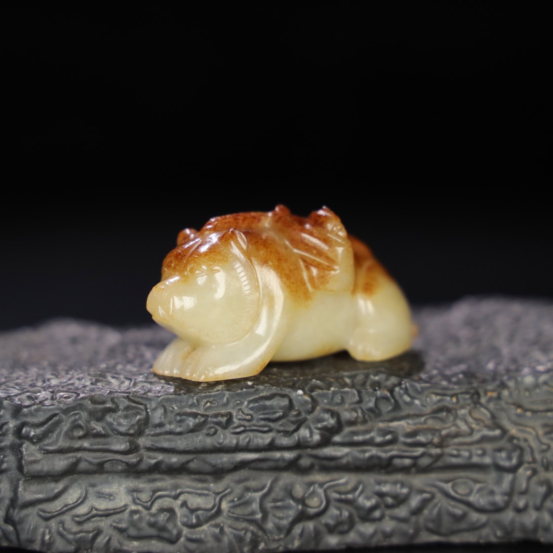 Chinese Natural Jade Carved beasts