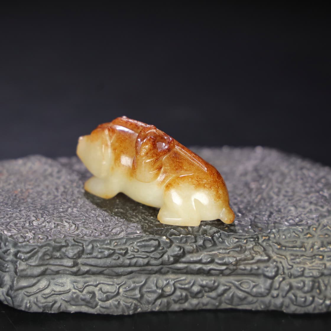 Chinese Natural Jade Carved beasts