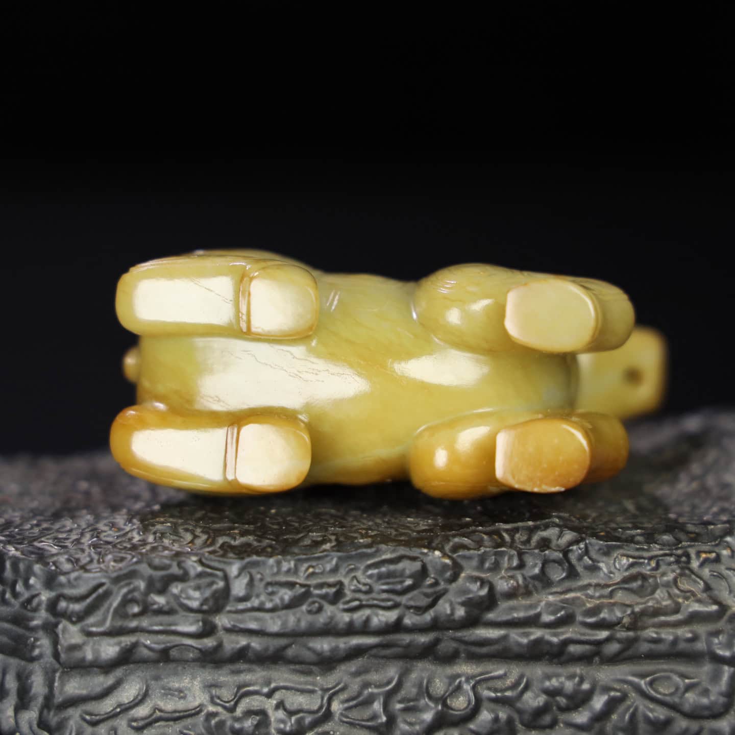 Chinese Natural Jade Carved animals statue