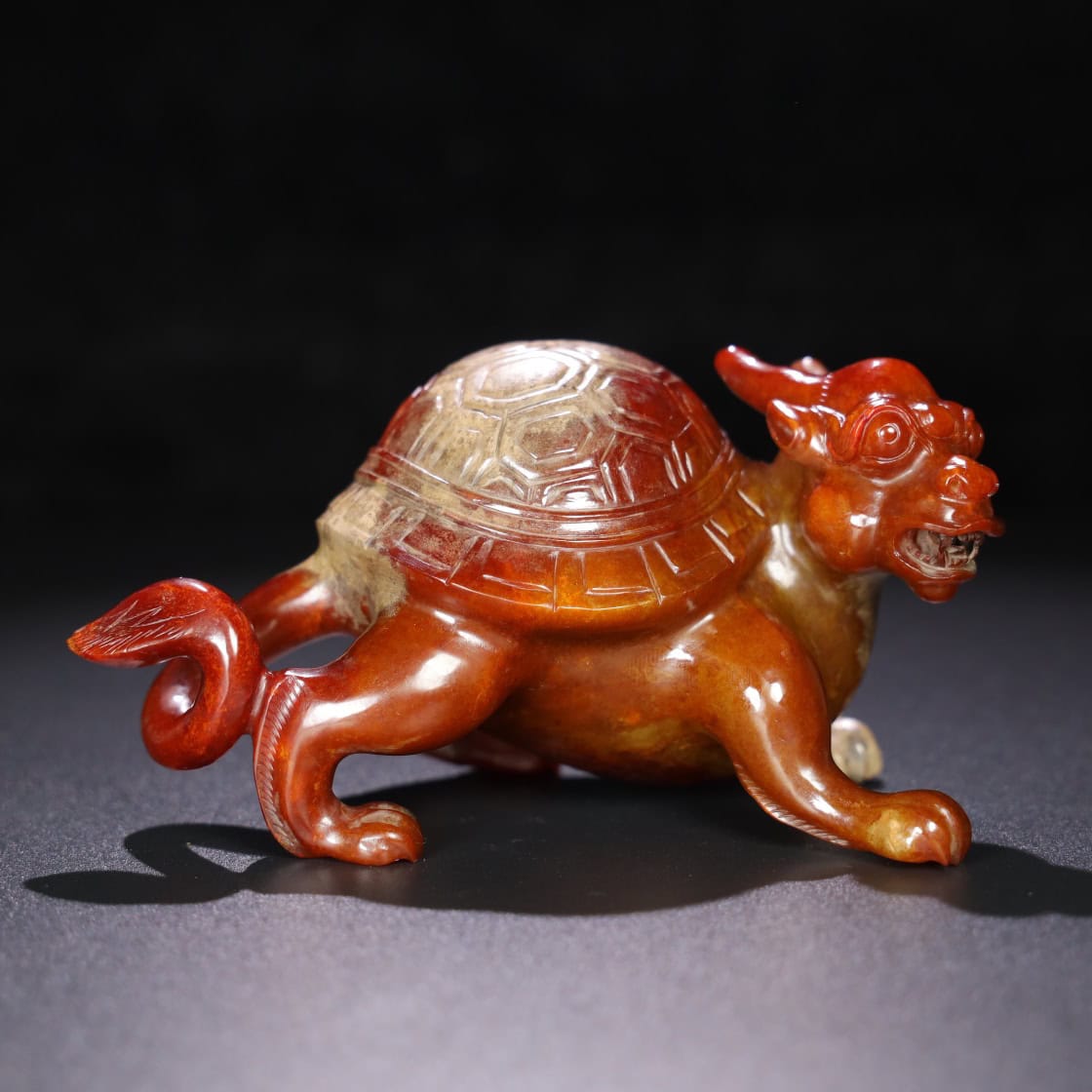 Chinese Natural Jade Carved animal ornaments