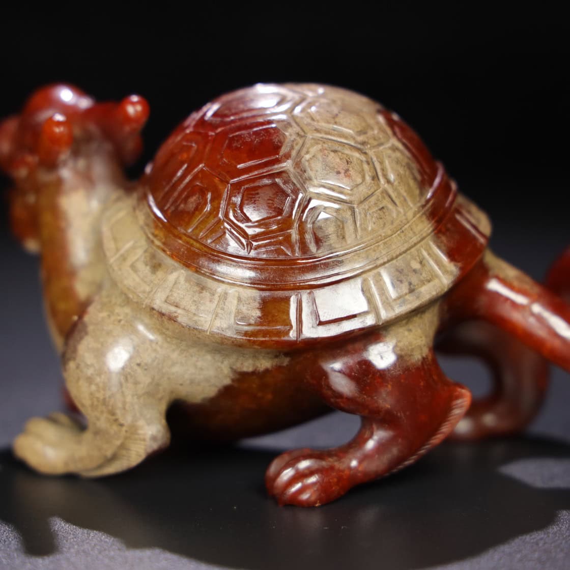Chinese Natural Jade Carved animal ornaments
