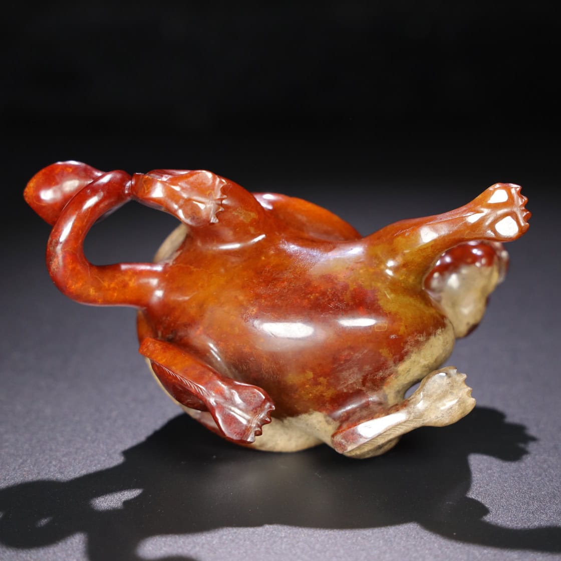 Chinese Natural Jade Carved animal ornaments