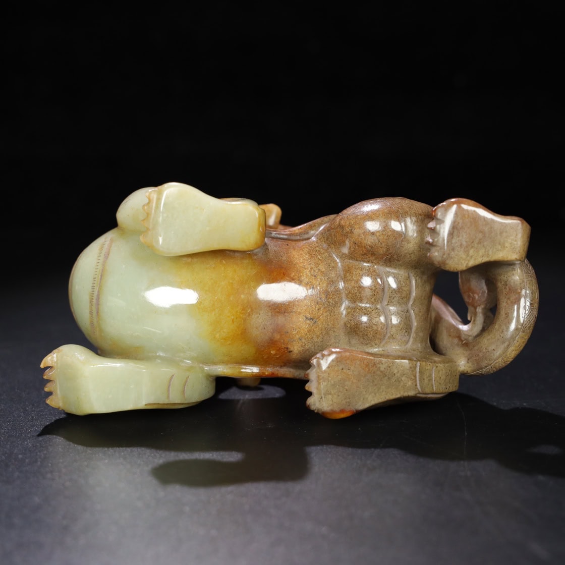 Chinese Natural Jade Carved beasts
