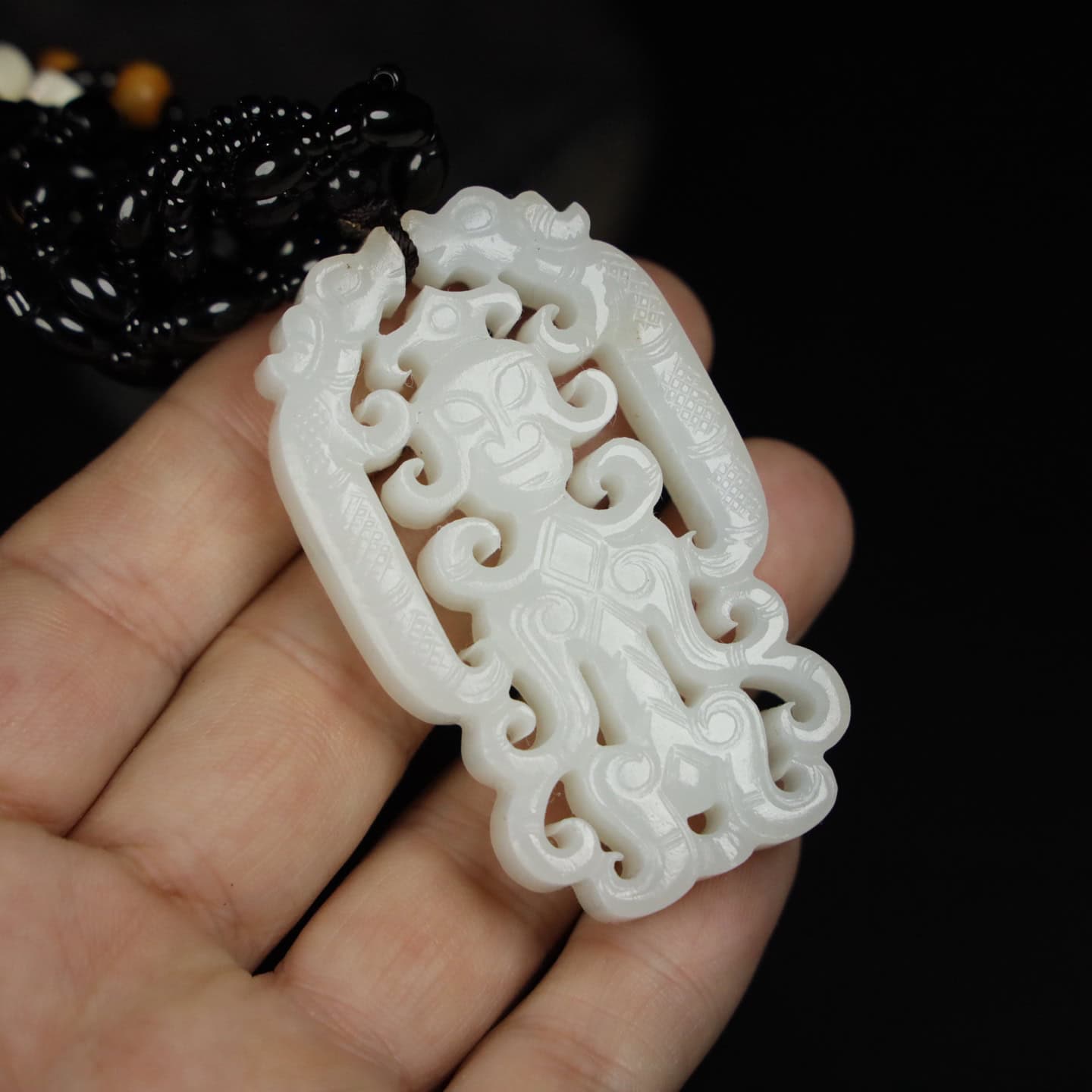 Chinese Natural Jade Carved ornaments