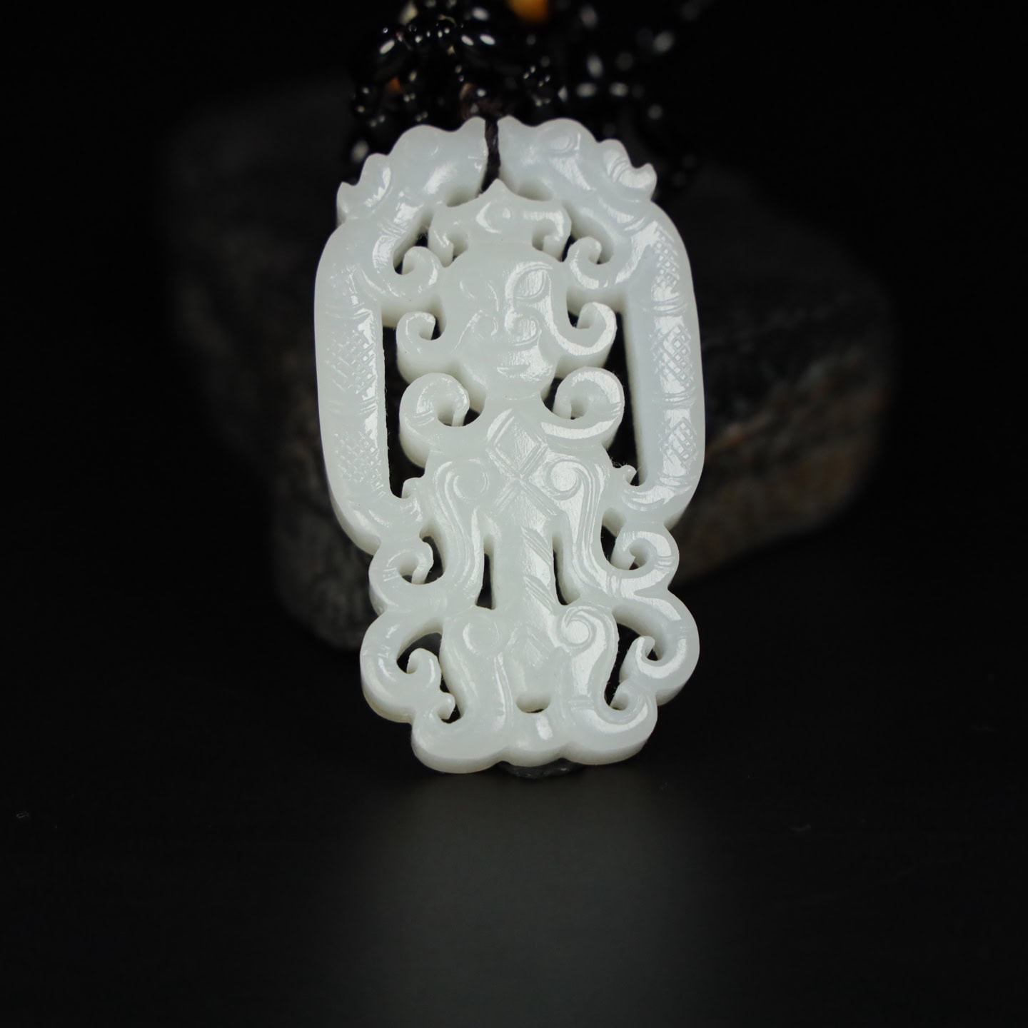 Chinese Natural Jade Carved ornaments