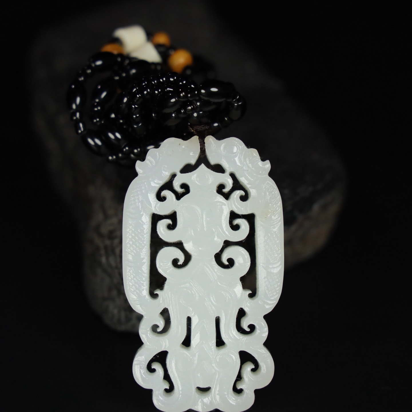 Chinese Natural Jade Carved ornaments