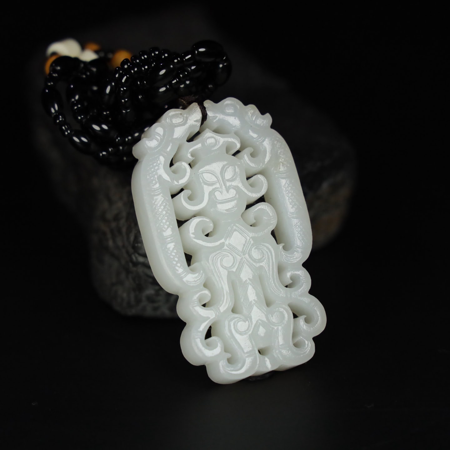 Chinese Natural Jade Carved ornaments