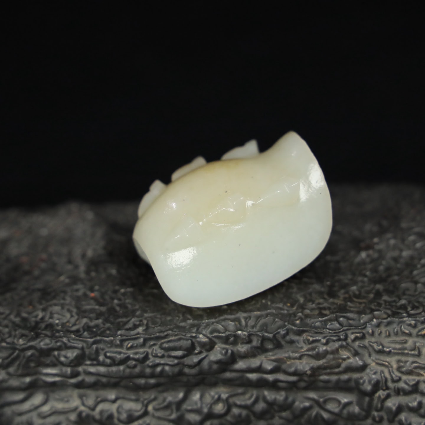 Chinese Natural Jade Carved turtle shells